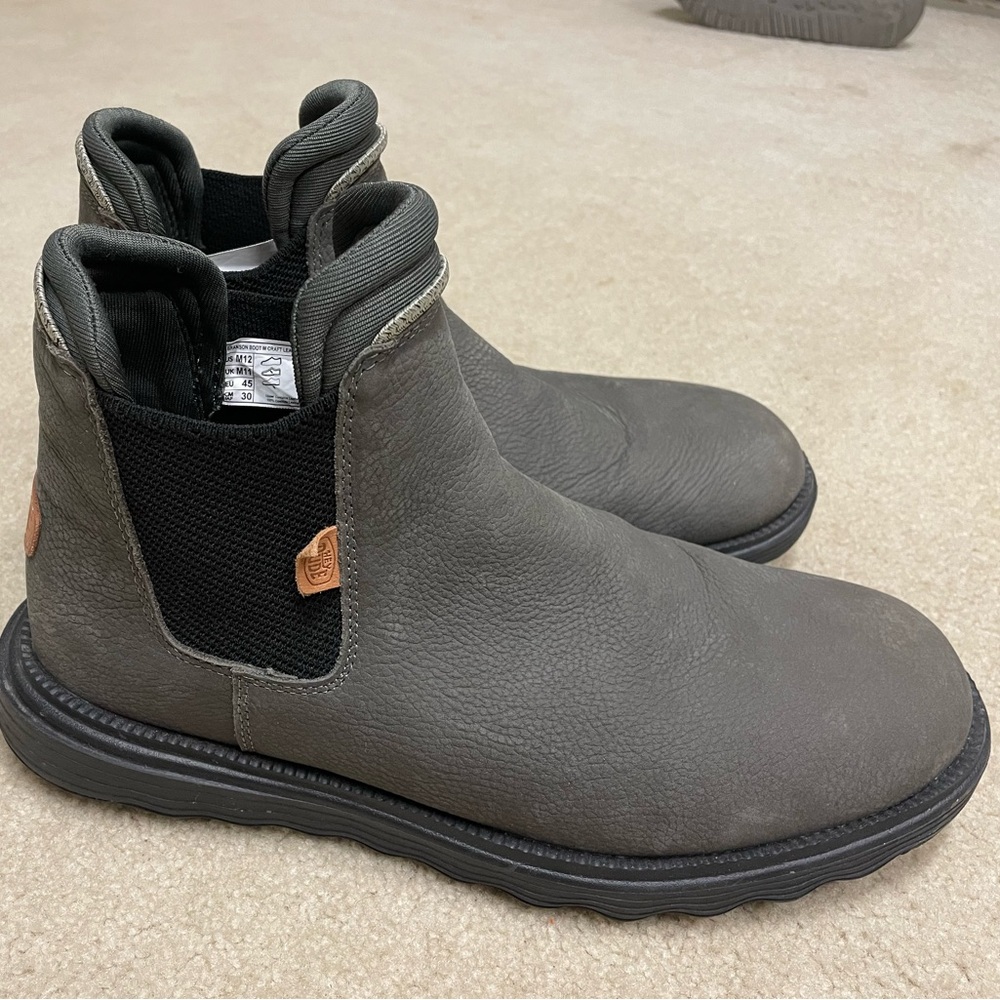 Hey Dude Branson Leather Boot size 12